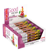 Barretta frutta secca Good For You - ciliegie/frutti rossi - 36 gr - Fruit-Tella Barretta frutta secca Good For You - ciliegie/frutti rossi - 36 gr - Fruit-Tella