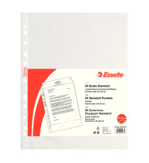 Buste forate CopySafe - Standard - buccia - 22 x 30 cm - trasparente - Esselte - conf. 50 pezzi