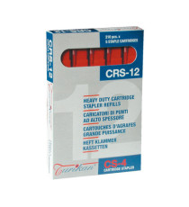 Caricatori CRS6 - 210 punti 12 mm - capacità massima 80 fogli - rosso - Iternet - conf. 5 pezzi Caricatori CRS6 - 210 punti 12 mm - capacità massima 80 fogli - rosso - Iternet - conf. 5 pezzi