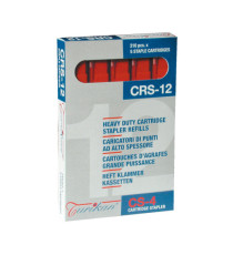 Caricatori CRS6 - 210 punti 12 mm - capacità massima 80 fogli - rosso - Iternet - conf. 5 pezzi Caricatori CRS6 - 210 punti 12 mm - capacità massima 80 fogli - rosso - Iternet - conf. 5 pezzi