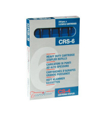 Caricatori CRS6 - 210 punti 6 mm - capacità massima 25 fogli - blu - Iternet - conf. 5 pezzi Caricatori CRS6 - 210 punti 6 mm - capacità massima 25 fogli - blu - Iternet - conf. 5 pezzi