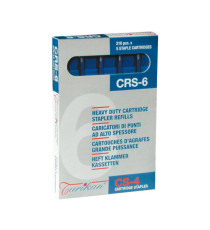 Caricatori CRS6 - 210 punti 6 mm - capacità massima 25 fogli - blu - Iternet - conf. 5 pezzi Caricatori CRS6 - 210 punti 6 mm - capacità massima 25 fogli - blu - Iternet - conf. 5 pezzi