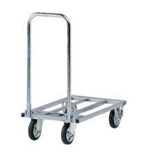 Carrello da lavoro - con manici pieghevoli - 200 kg - zincato - Tecnotelai Carrello da lavoro - con manici pieghevoli - 200 kg - zincato - Tecnotelai