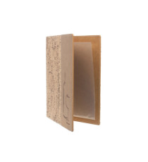 Carta dei vini Design -  1 inserto doppio incluso - A4 - 24 x 34 cm - sughero - Securit