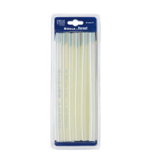 Colla termofusibile - in stick - lunghezza 20 cm - diametro 1,1 cm - Iternet - blister da 12 refill (227 gr)