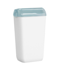 Coperchio fermasacco - per cestino gettacarta Replast - 90 x 225 x 335 mm - bianco / azzurro - Mar Plast Coperchio fermasacco - per cestino gettacarta Replast - 90 x 225 x 335 mm - bianco / azzurro - Mar Plast