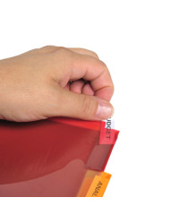 Divisori neutri a 12 tacche - PP - A4 maxi - con portaetichetta - colori assortiti - Exacompta Divisori neutri a 12 tacche - PP - A4 maxi - con portaetichetta - colori assortiti - Exacompta