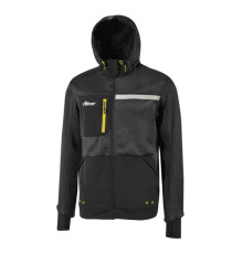 Felpa Galaxy - taglia XL - nero/giallo - U-Power Felpa Galaxy - taglia XL - nero/giallo - U-Power