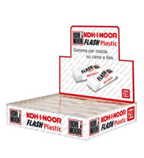 Gomma Flash - in vinile - bianco - Koh.I.Noor - conf. 20 pezzi Gomma Flash - in vinile - bianco - Koh.I.Noor - conf. 20 pezzi
