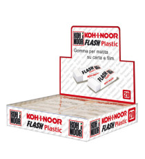 Gomma Flash - in vinile - bianco - Koh.I.Noor - conf. 20 pezzi Gomma Flash - in vinile - bianco - Koh.I.Noor - conf. 20 pezzi