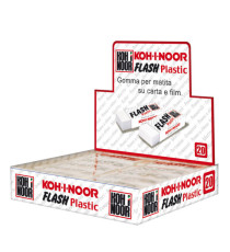 Gomma Flash - in vinile - bianco - Koh.I.Noor - conf. 20 pezzi