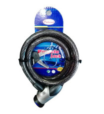 Lucchetto a spirale - a 2 chiavi - Ø 12 x 1000 mm - Metalplus