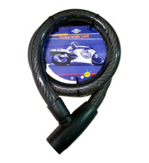 Lucchetto cavo corazzato - a 2 chiavi - Ø 25 x 100 mm - Metalplus