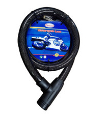 Lucchetto cavo corazzato - a 2 chiavi - Ø 25 x 150 mm - Metalplus