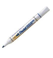 Marcatore per lavagne cancellabili MW85 - punta tonda - blu - linea Amiko - Pentel Marcatore per lavagne cancellabili MW85 - punta tonda - blu - linea Amiko - Pentel