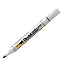 Marcatore per lavagne cancellabili MW85 - punta tonda - nero - linea Amiko - Pentel Marcatore per lavagne cancellabili MW85 - punta tonda - nero - linea Amiko - Pentel