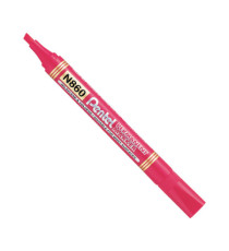 Marcatore permanente N860 - punta scalpello - astuccio 4 colori assortiti - linea Amiko - Pentel Marcatore permanente N860 - punta scalpello - astuccio 4 colori assortiti - linea Amiko - Pentel