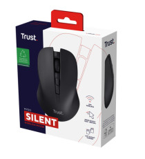 Mouse ottico silenzioso wireless Mydo - nero - Trust