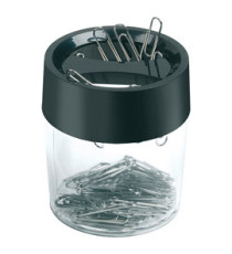 Portafermagli calamitato - 5,8 x 6,8 cm - nero