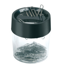 Portafermagli calamitato - 5,8 x 6,8 cm - nero