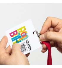 Portanome su foglio A4 - 97 x 86 mm - 120 gr - Durable - conf. 100 fogli