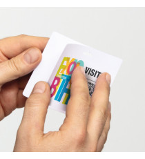 Portanome su foglio A4 - 97 x 86 mm - 120 gr - Durable - conf. 100 fogli