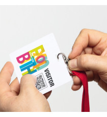 Portanome su foglio A4 - 97 x 86 mm - 120 gr - Durable - conf. 100 fogli