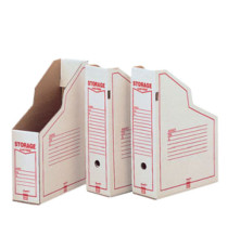 Portariviste Storage Dox 1606 - 87 x 34 x 24,5 cm - bianco/rosso - Esselte Dox