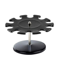 Portatimbri circolare - 10 posti - nero - metallo - Koala