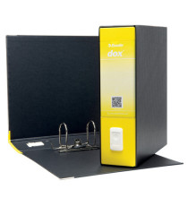 Registratore Dox 1 - dorso 8 cm - commerciale 23x29,7 cm - giallo - Esselte Dox