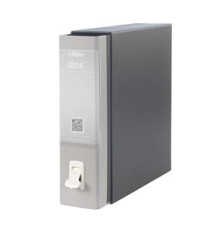 Registratore Dox 1 - dorso 8 cm - commerciale 23x29,7 cm - grigio chiaro - Esselte Dox Registratore Dox 1 - dorso 8 cm - commerciale 23x29,7 cm - grigio chiaro - Esselte Dox