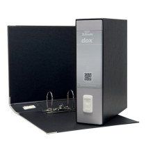 Registratore Dox 1 - dorso 8 cm - commerciale 23x29,7 cm - grigio chiaro - Esselte Dox Registratore Dox 1 - dorso 8 cm - commerciale 23x29,7 cm - grigio chiaro - Esselte Dox