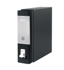 Registratore Dox 1 - dorso 8 cm - commerciale 23x29,7 cm - nero - Esselte Dox Registratore Dox 1 - dorso 8 cm - commerciale 23x29,7 cm - nero - Esselte Dox