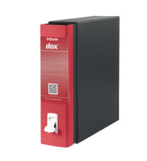 Registratore Dox 1 - dorso 8 cm - commerciale 23 x 29,7 cm - rosso - Esselte Dox