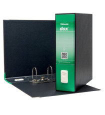 Registratore Dox 1 - dorso 8 cm - commerciale 23 x 29,7 cm - verde - Esselte Dox