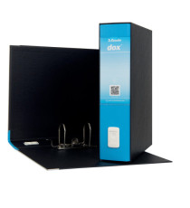 Registratore Dox 2 - dorso 8 cm - protocollo 23 x 34 cm - azzurro capri - Esselte Dox