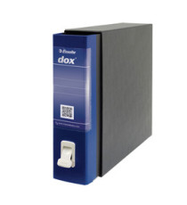 Registratore Dox 2 - dorso 8 cm - protocollo 23 x 34 cm - blu - Esselte Dox