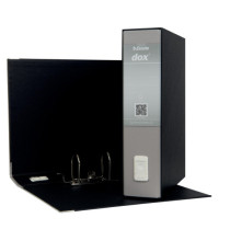 Registratore Dox 2 - dorso 8 cm - protocollo 23 x 34 cm - grigio chiaro - Esselte Dox