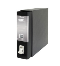Registratore Dox 2 - dorso 8 cm - protocollo 23 x 34 cm - nero - Esselte Dox