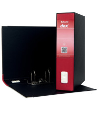 Registratore Dox 2 - dorso 8 cm - protocollo 23x34 cm - rosso - Esselte Dox Registratore Dox 2 - dorso 8 cm - protocollo 23x34 cm - rosso - Esselte Dox