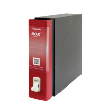 Registratore Dox 2 - dorso 8 cm - protocollo 23 x 34 cm - rosso - Esselte Dox