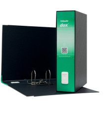Registratore Dox 2 - dorso 8 cm - protocollo 23 x 34 cm - verde - Esselte Dox