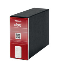 Registratore Dox 3 - dorso 8 cm - memorandum 23 x 18 cm - rosso - Esselte Dox