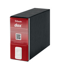 Registratore Dox 3 - dorso 8 cm - memorandum 23 x 18 cm - rosso - Esselte Dox