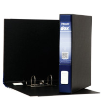 Registratore Dox 4  - dorso 5 cm - commerciale 23x29,7 cm - blu - Esselte Dox Registratore Dox 4  - dorso 5 cm - commerciale 23x29,7 cm - blu - Esselte Dox