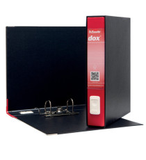 Registratore Dox 4  - dorso 5 cm - commerciale 23x29,7 cm - rosso - Esselte Dox