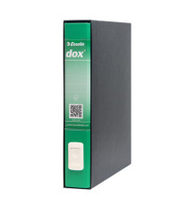 Registratore Dox 4  - dorso 5 cm - commerciale 23x29,7 cm - verde - Esselte Dox