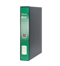 Registratore Dox 4  - dorso 5 cm - commerciale 23x29,7 cm - verde - Esselte Dox