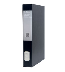 Registratore Dox 5 - dorso 5 cm - protocollo 23x34 cm - nero - Esselte Dox