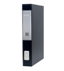 Registratore Dox 5 - dorso 5 cm - protocollo 23x34 cm - nero - Esselte Dox